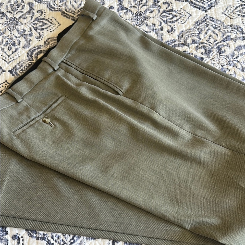 Roundtree & Yorke Herringbone Trousers
